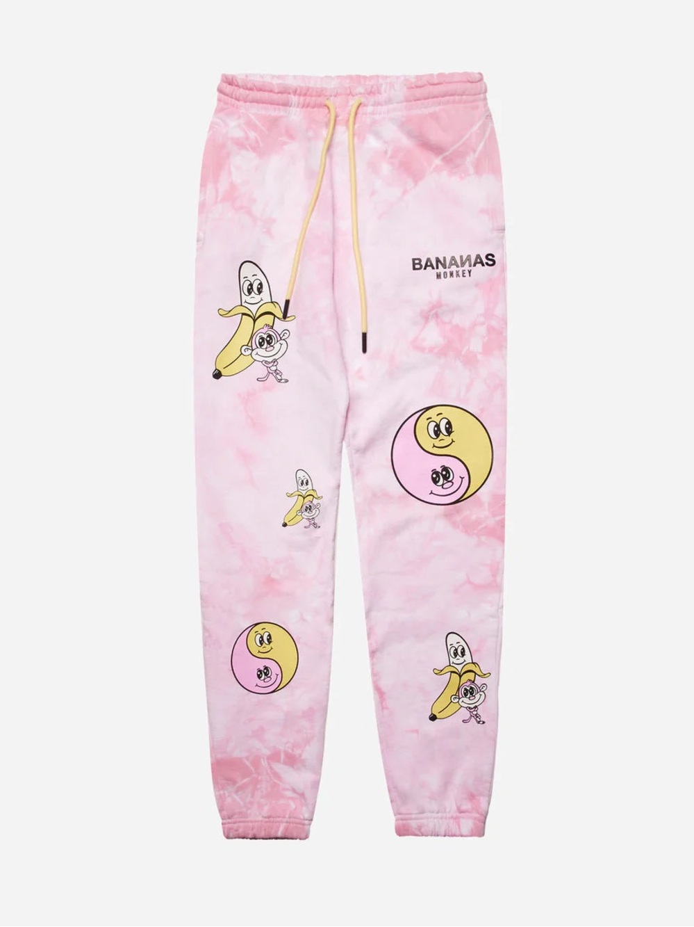 Bananas Monkey Going Bananas Pink Tie Dye Sweatpants NWT - S
